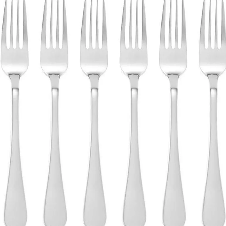 Classic dessertgaffelkniv 6 stk 18cm stål