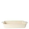 Classic ildfast form 37,5x24 cm hvit