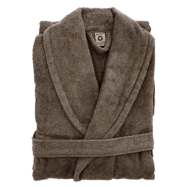 Classic morgenkåpe S/M taupe