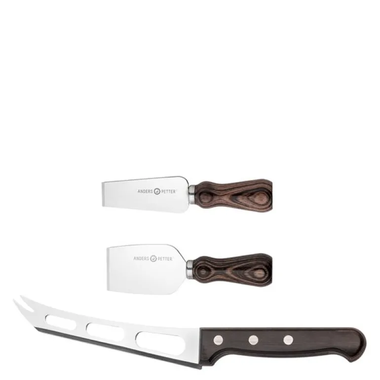 Classic ostesett 3 deler natur/blank