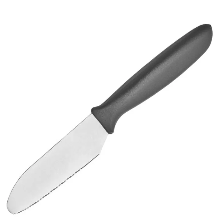 Classic smørkniv 21 cm stål/grå
