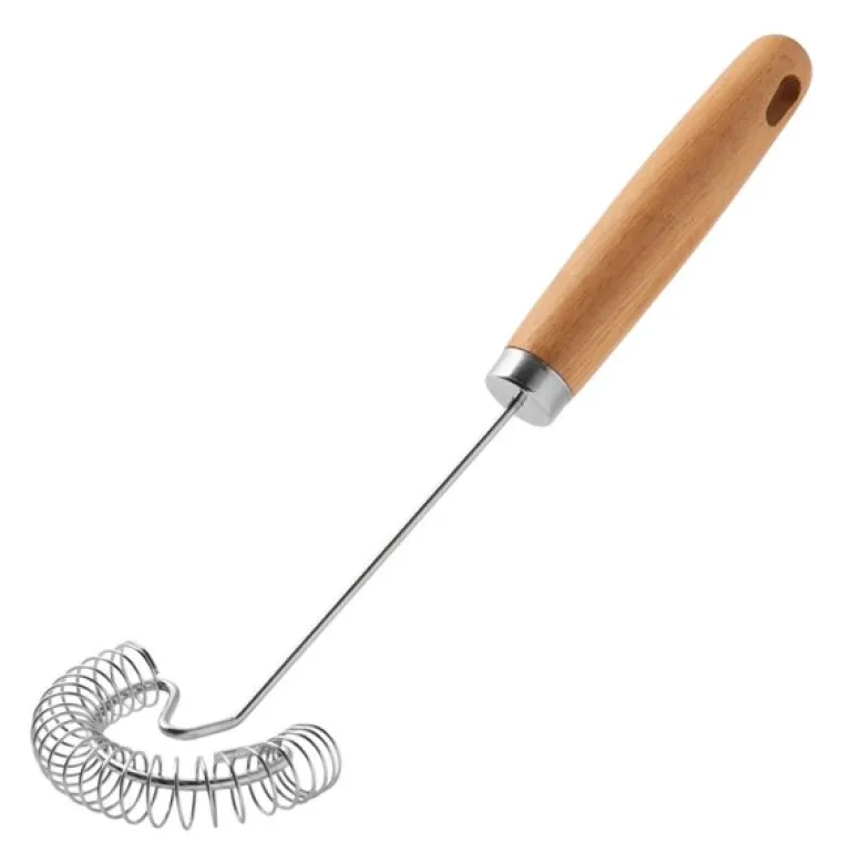 Classic spiralvisp 25,5 cm natur/stål