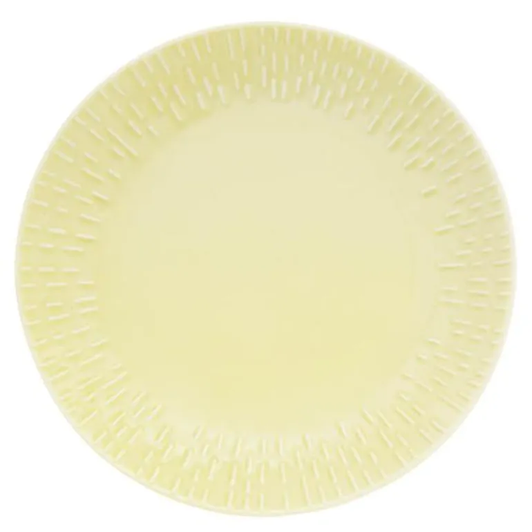 Confetti desserttallerken 21 cm lemon