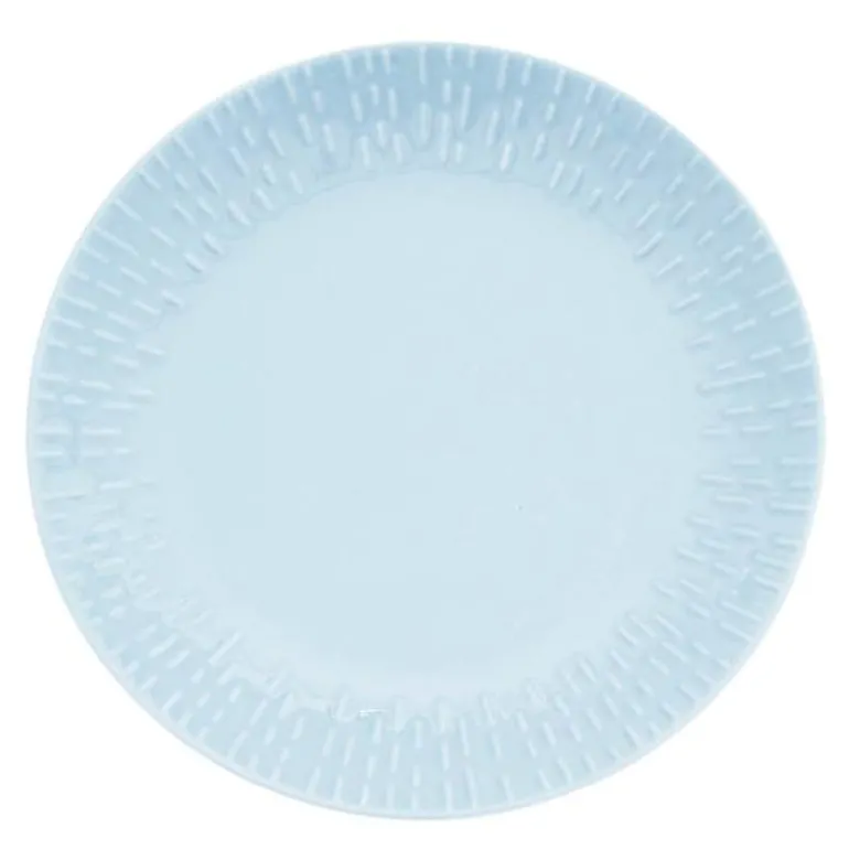 Confetti desserttallerken 21 cm aqua