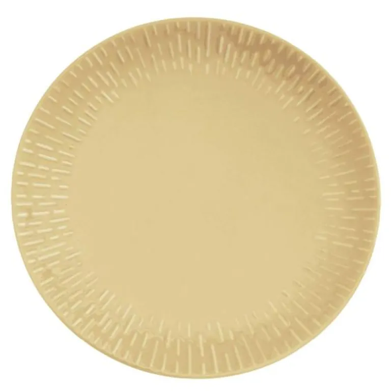 Confetti middagstallerken 27,5 cm mustard