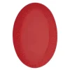 Confetti ovalt fat 36x25,5 cm chili