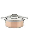 Copperbond gryte med lokk 2,8L kobber