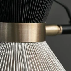 Cord bordlampe 56 cm svart