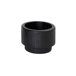 Create Me telysholder H3,5 cm svart eik