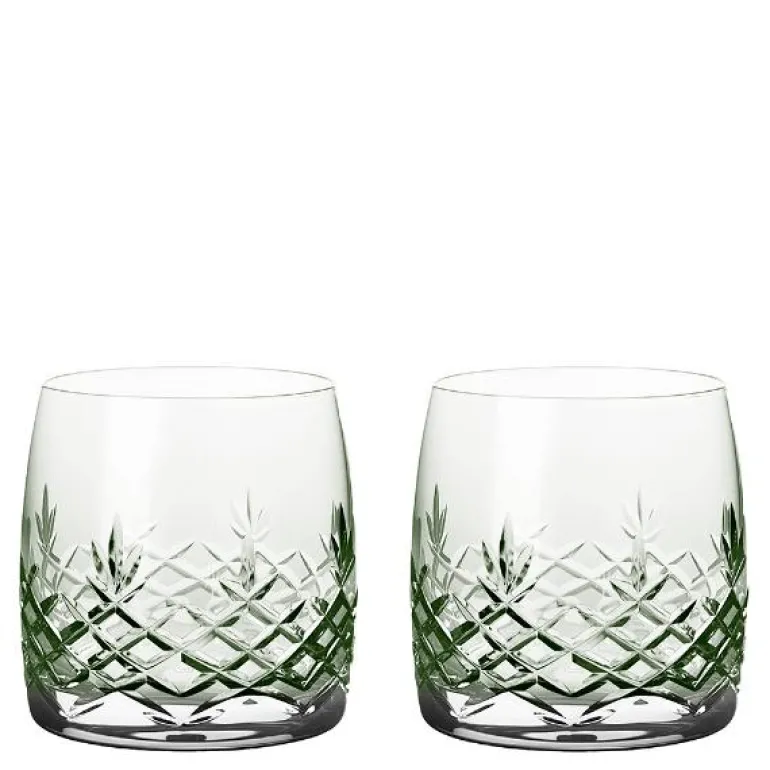 Crispy Aqua vannglass 23 cl 2 stk emerald