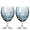 Crispy Eightball glass 55 cl 2 stk sapphire