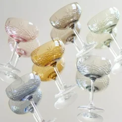 Crispy Gatsby champagneskål 30 cl 2 stk citrine