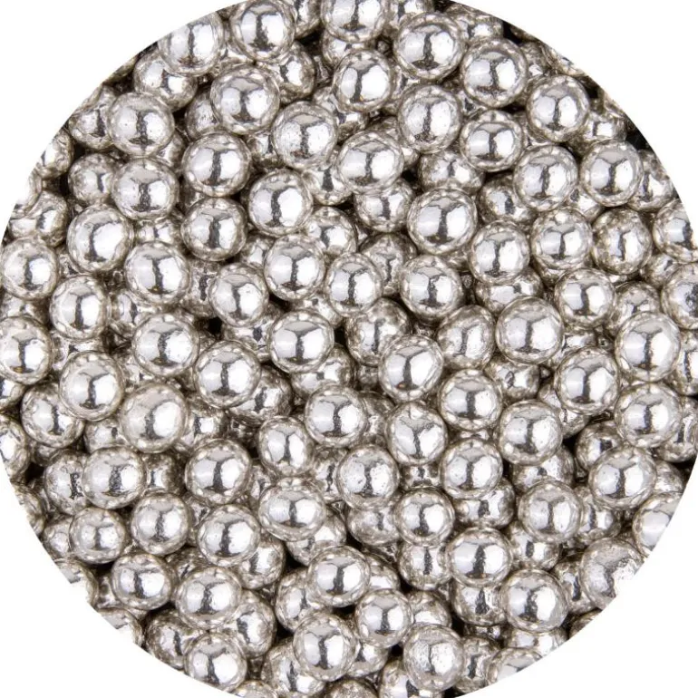 Crispy kuler 6mm 75g sølv