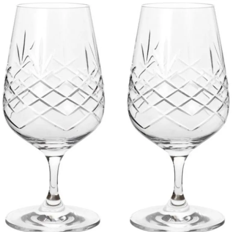Crispy Mate ølglass 36 cl 2 stk clear