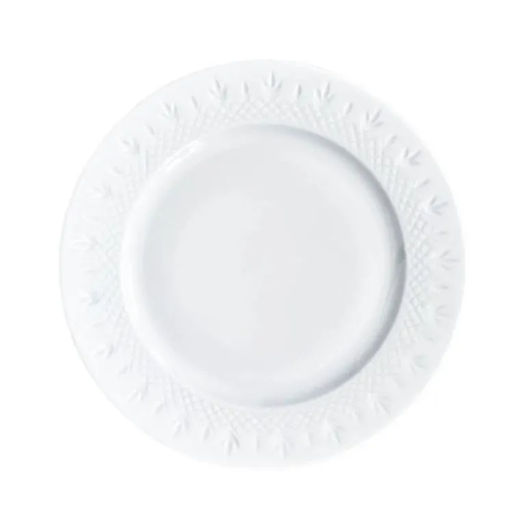 Crispy Porcelain asjett 19 cm hvit