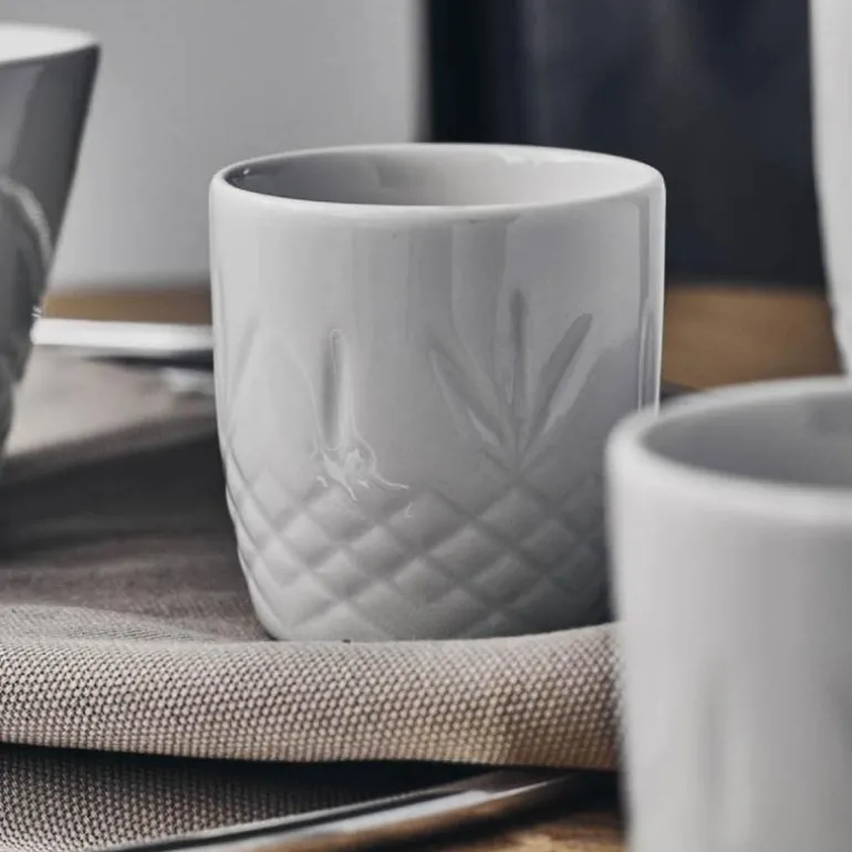 Crispy Porcelain mini kopp 9,5 cl 2 stk hvit