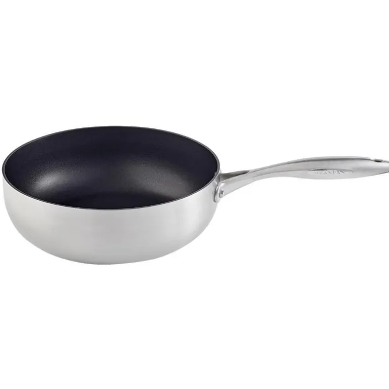 CTX traktørpanne dyp m/lokk 26 cm rustfri