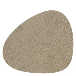 Curve Hippo glassbrikke 11x13 cm varmgrå
