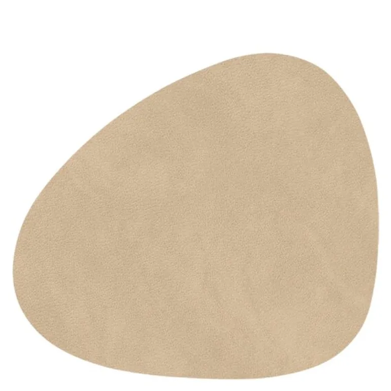 Curve Nupo glassbrikke 11x13 cm sand