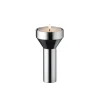 Curve Pillar lysestake 9,9 cm krom