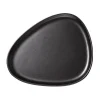 Curve Stoneware middagstallerken 30x26 cm svart