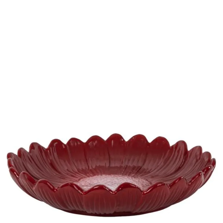 Dagny skål 27 cm vinrød