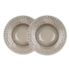 Daisy dyp tallerken 21 cm 2 stk greige