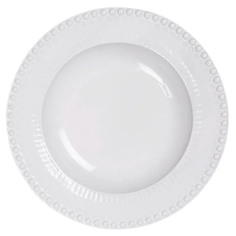 Daisy serveringsfat 35 cm hvit