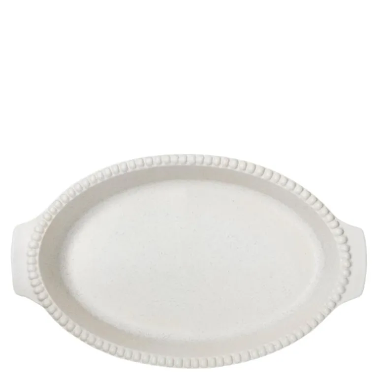 DARIA ovnsform 35 cm cotton white