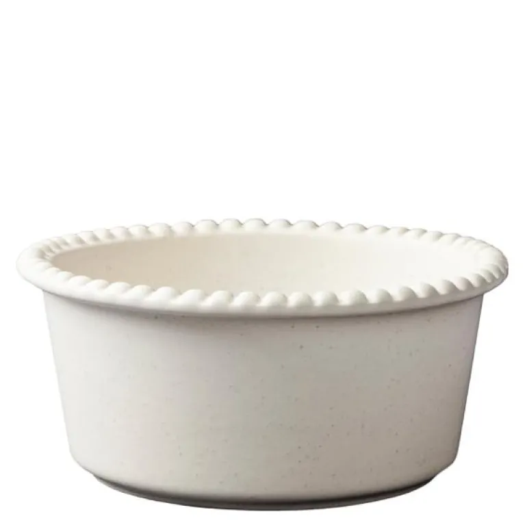 DARIA skål 18 cm cotton white