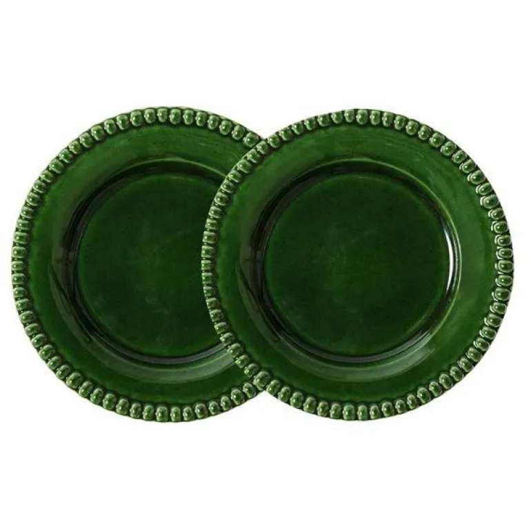 DARIA tallerken 22 cm 2 stk moss