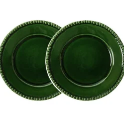 DARIA tallerken 28 cm 2 stk moss