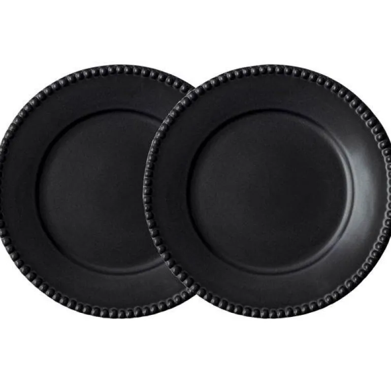 DARIA tallerken 28 cm 2 stk ink black