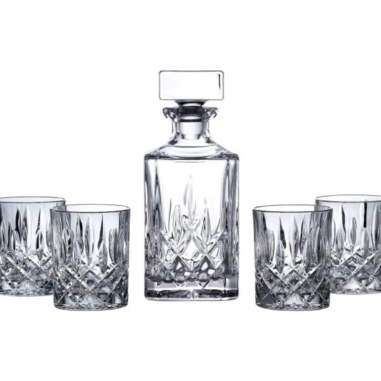 Decanter firkantet m/4 glass