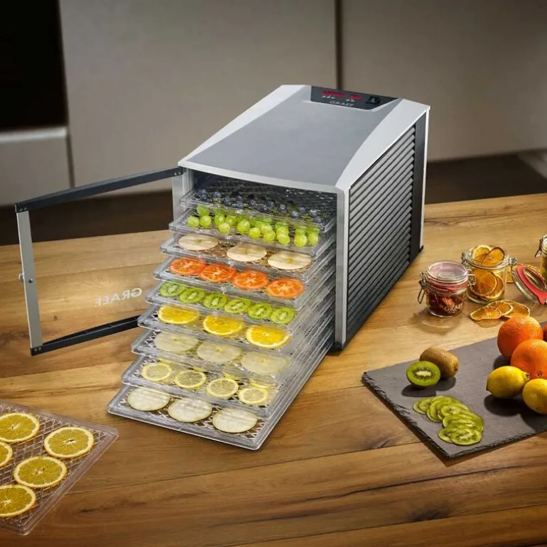 Dehydrator DA510 10 plater stål/svart