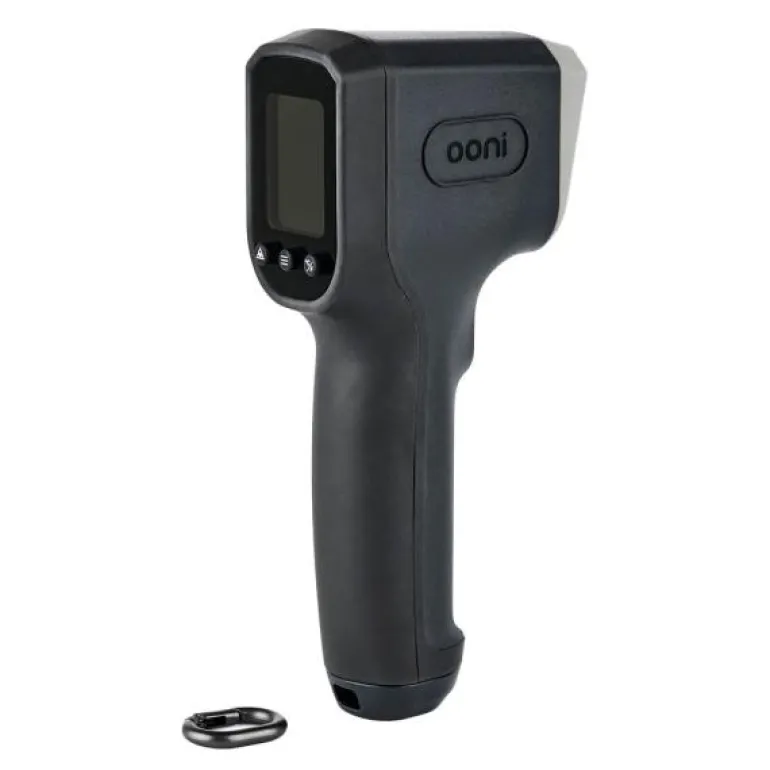 Digitalt infrarødt termometer 18 cm svart