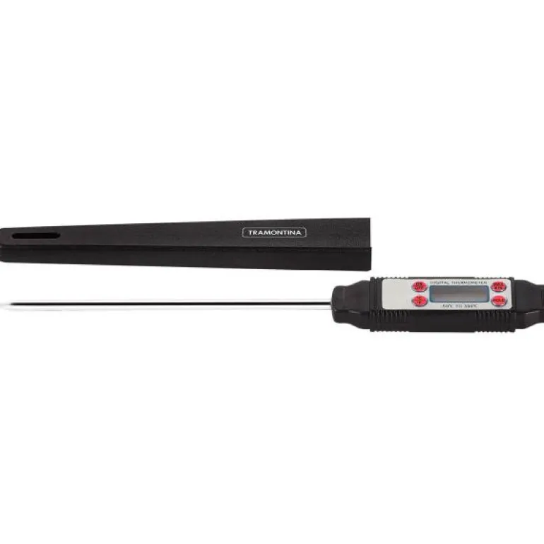 Digitalt termometer svart