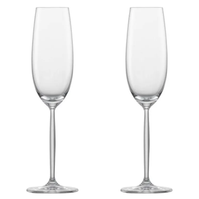 Diva champagneglass 2 stk 22 cl klar