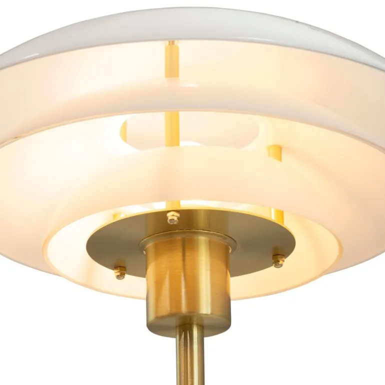 DL31 gulvlampe 133 cm opal/messing