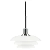DL20 pendel 9 cm opal/krom