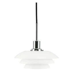 DL20 pendel 9 cm opal/krom