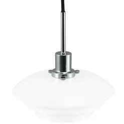 DL20 pendel 9 cm opal/krom