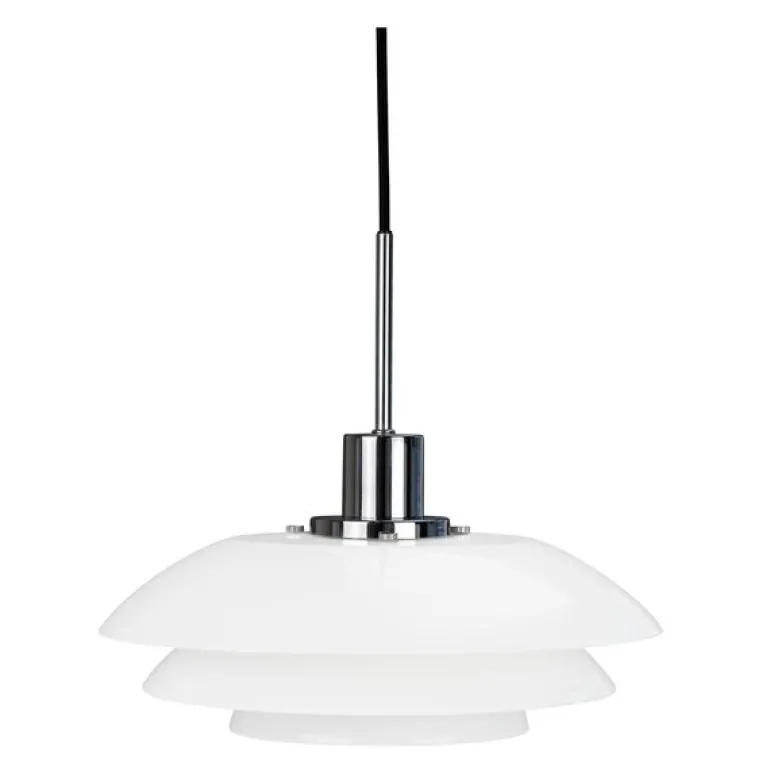 DL31 pendel 15 cm opal/krom