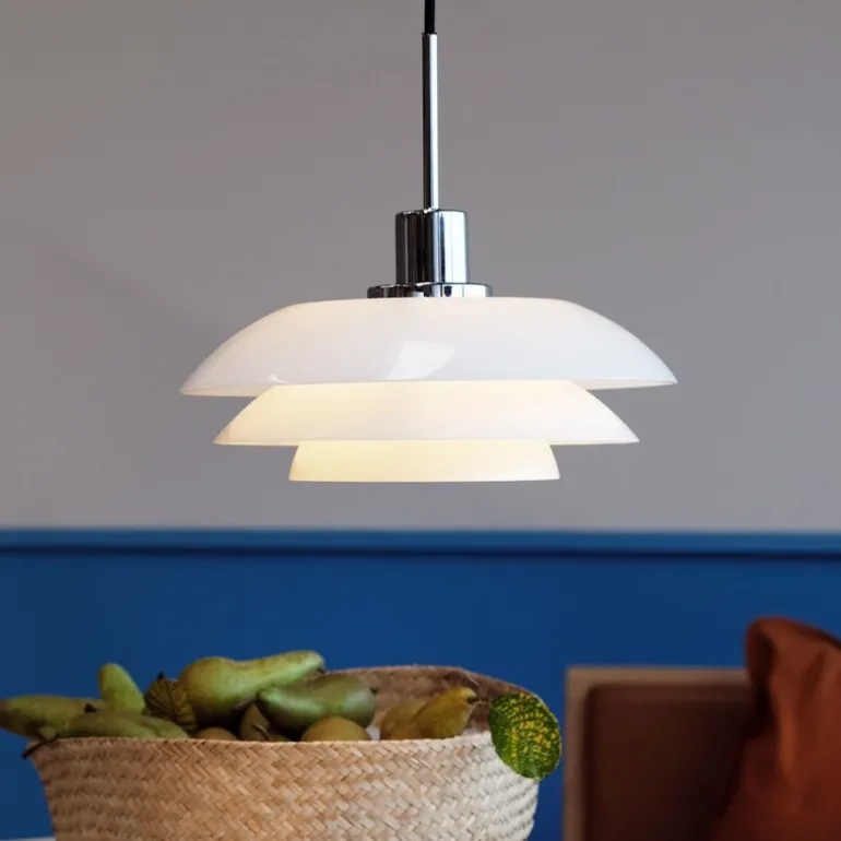 DL31 pendel 15 cm opal/krom