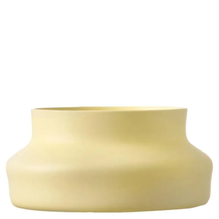 Dorotea vase 25x12 cm mellow yellow
