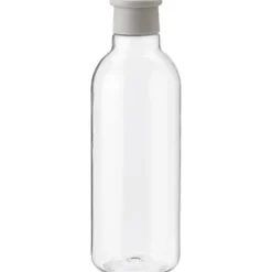 DRINK-IT vannflaske 0,75L lys grå/klar