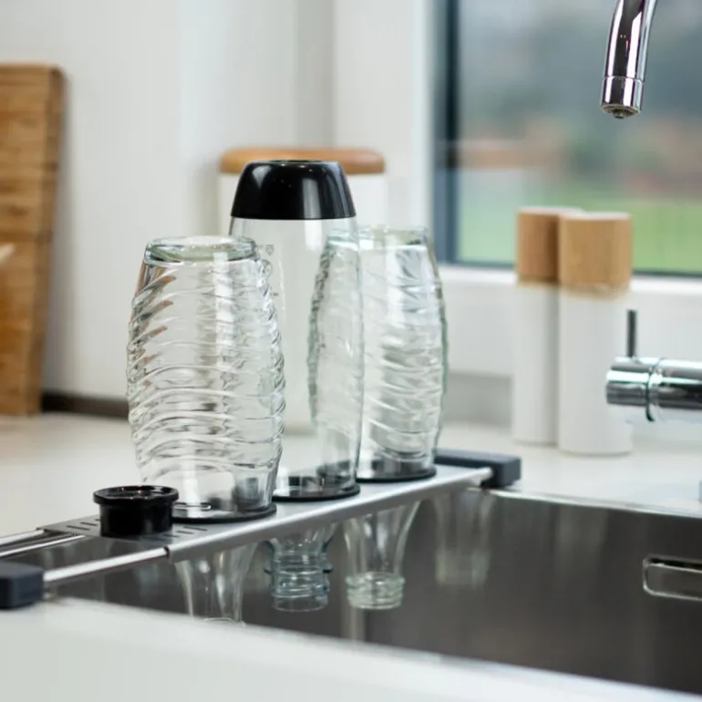 Drip oppvaskstativ til flasker drip.it+ grå