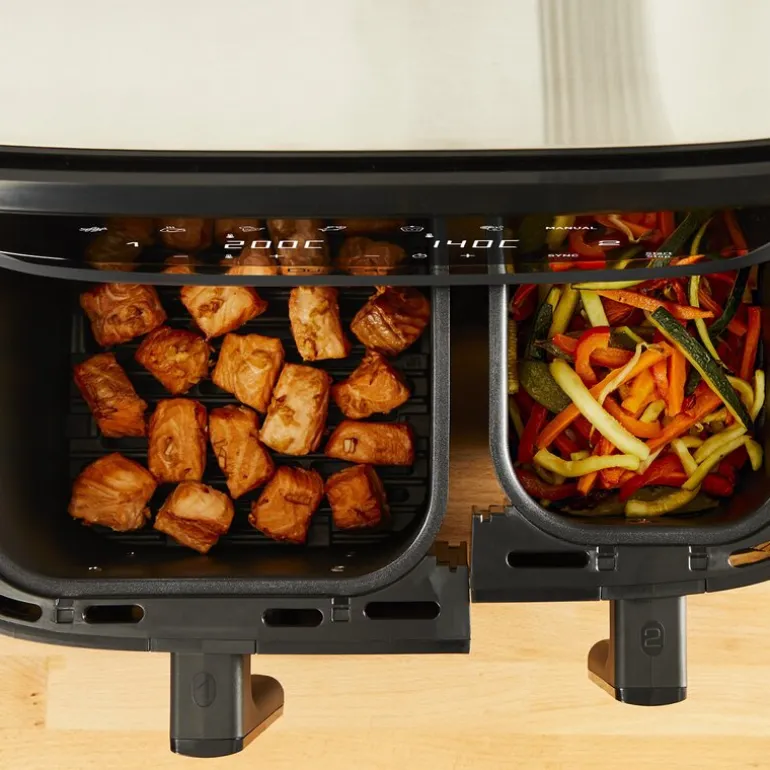 Dual Easy Fry & Grill airfryer 5,2/3,1L coal grey