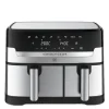 Dual Easy Fry & Grill airfryer 5,2/3,1L silver