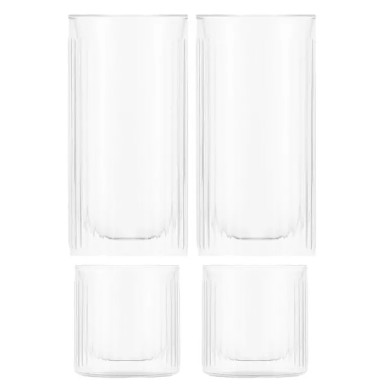 Duoro Bar whiskey & ginglass 30 cl 4 stk klar
